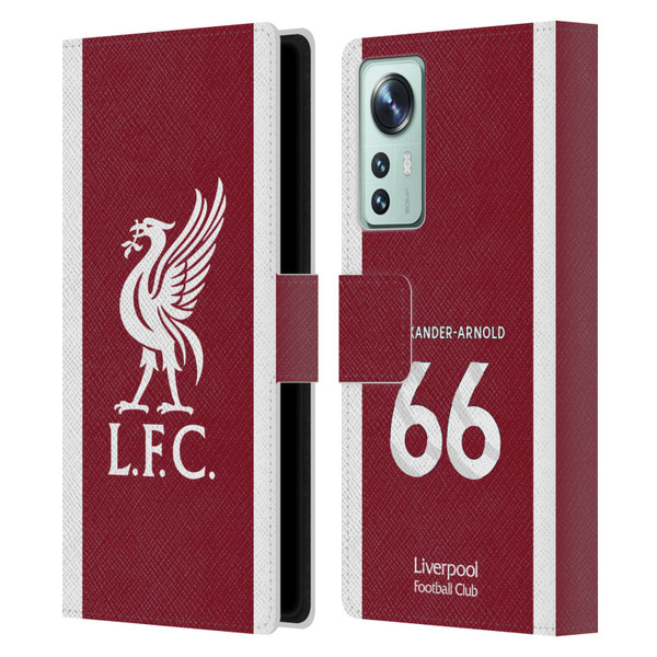 Liverpool Football Club 2023/24 Players Home Kit Trent Alexander-Arnold Leather Book Wallet Case Cover For Xiaomi 12