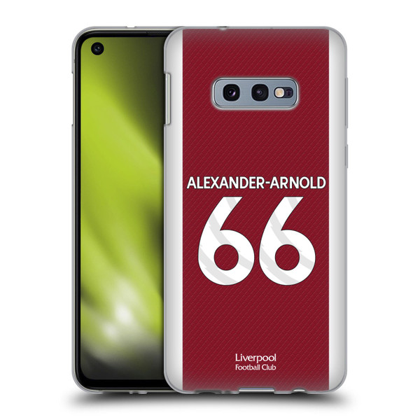 Liverpool Football Club 2023/24 Players Home Kit Trent Alexander-Arnold Soft Gel Case for Samsung Galaxy S10e