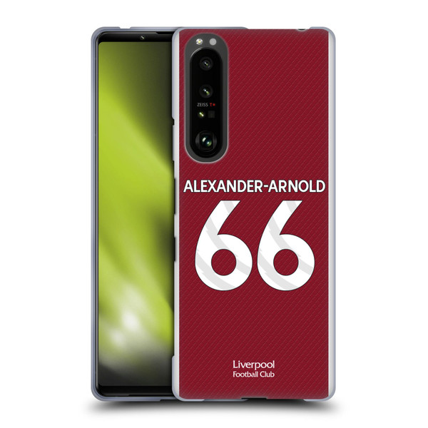 Liverpool Football Club 2023/24 Players Home Kit Trent Alexander-Arnold Soft Gel Case for Sony Xperia 1 III