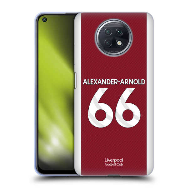 Liverpool Football Club 2023/24 Players Home Kit Trent Alexander-Arnold Soft Gel Case for Xiaomi Redmi Note 9T 5G