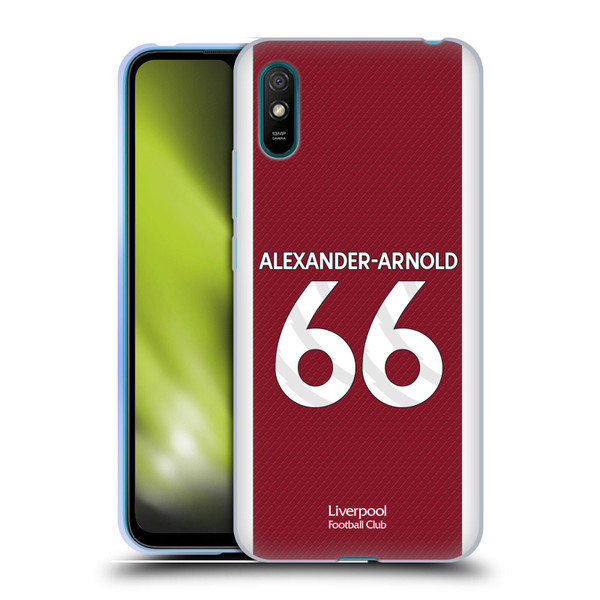 Liverpool Football Club 2023/24 Players Home Kit Trent Alexander-Arnold Soft Gel Case for Xiaomi Redmi 9A / Redmi 9AT
