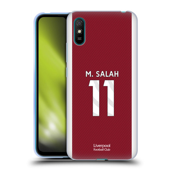 Liverpool Football Club 2023/24 Players Home Kit Mohamed Salah Soft Gel Case for Xiaomi Redmi 9A / Redmi 9AT
