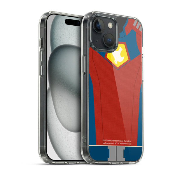 Peacemaker: Television Series Graphics Costume Soft Gel Case for Apple iPhone 15 & MagSafe