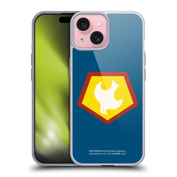 Peacemaker: Television Series Graphics Logo Soft Gel Case for Apple iPhone 15
