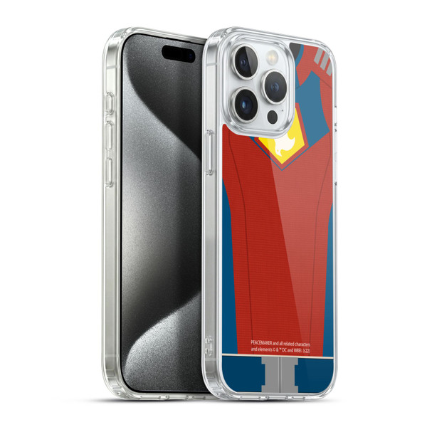 Peacemaker: Television Series Graphics Costume Soft Gel Case for Apple iPhone 15 Pro Max & MagSafe