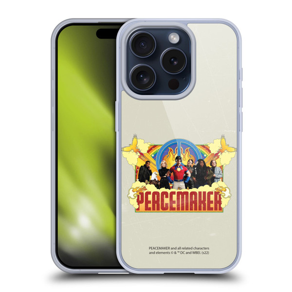 Peacemaker: Television Series Graphics Group Soft Gel Case for Apple iPhone 15 Pro