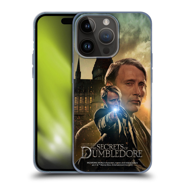 Fantastic Beasts: Secrets of Dumbledore Character Art Gellert Grindelwald Soft Gel Case for Apple iPhone 15 Pro