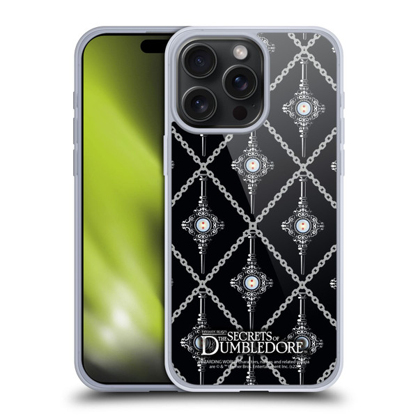 Fantastic Beasts: Secrets of Dumbledore Graphics Blood Troth Pattern Soft Gel Case for Apple iPhone 15 Pro Max