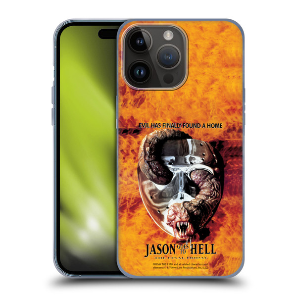 Friday the 13th: Jason Goes To Hell Graphics Key Art Soft Gel Case for Apple iPhone 15 Pro Max