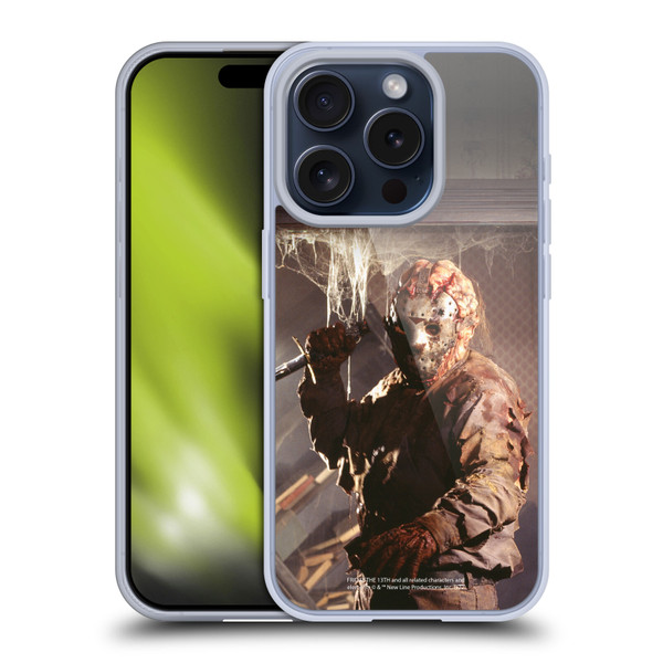 Friday the 13th: Jason Goes To Hell Graphics Jason Voorhees 2 Soft Gel Case for Apple iPhone 15 Pro