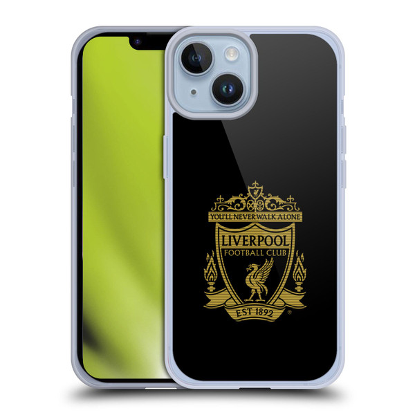 Liverpool Football Club Crest 2 Black 2 Soft Gel Case for Apple iPhone 14