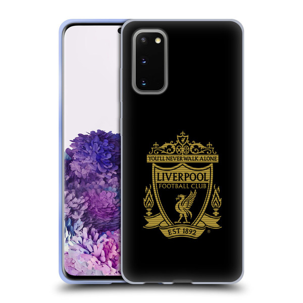 Liverpool Football Club Crest 2 Black 2 Soft Gel Case for Samsung Galaxy S20 / S20 5G