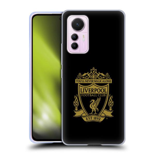 Liverpool Football Club Crest 2 Black 2 Soft Gel Case for Xiaomi 12 Lite