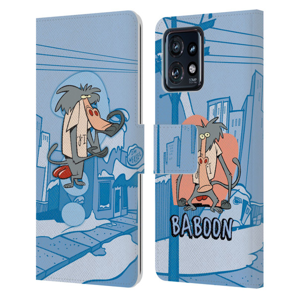 I Am Weasel. Graphics What Is It I.R Leather Book Wallet Case Cover For Motorola Moto Edge 40 Pro