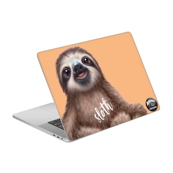 Animal Club International Faces Sloth Vinyl Sticker Skin Decal Cover for Apple MacBook Pro 15.4" A1707/A1990