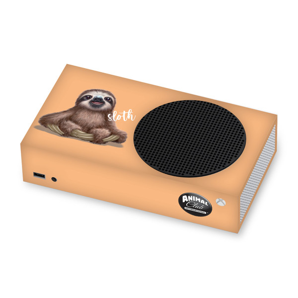 Animal Club International Faces Sloth Vinyl Sticker Skin Decal Cover for Microsoft Xbox Series S Console