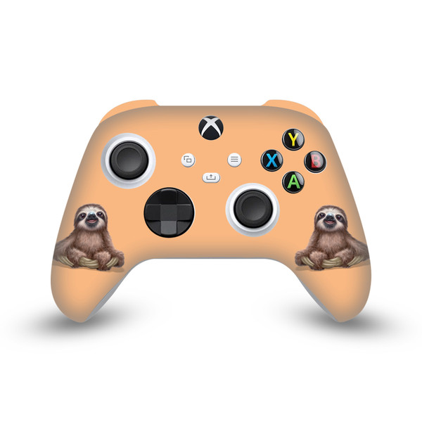 Animal Club International Faces Sloth Vinyl Sticker Skin Decal Cover for Microsoft Xbox Series X / Series S Controller