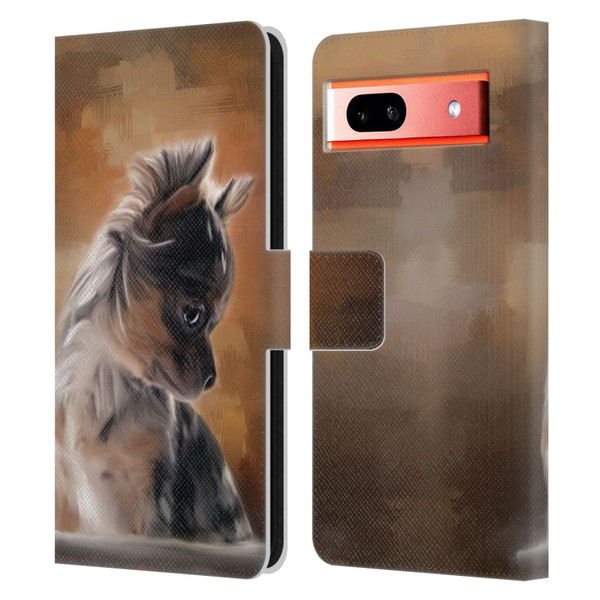 Simone Gatterwe Assorted Designs Chihuahua Puppy Leather Book Wallet Case Cover For Google Pixel 7a