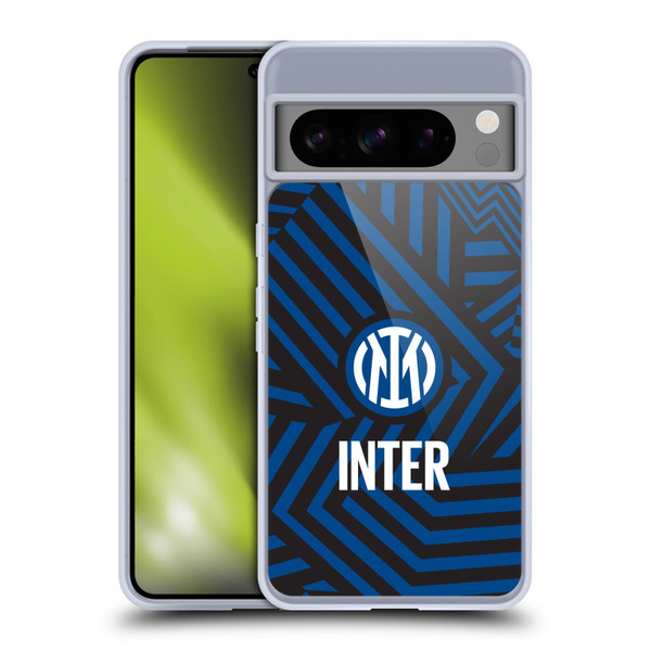 Fc Internazionale Milano Patterns Abstract 1 Soft Gel Case for Google Pixel 8 Pro