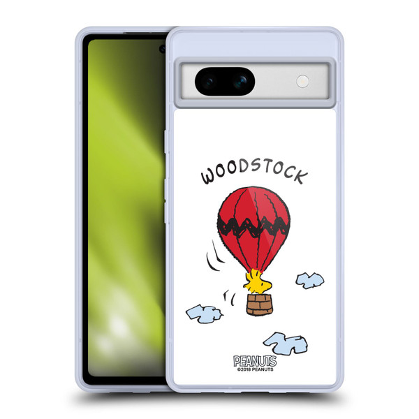 Peanuts Characters Woodstock Soft Gel Case for Google Pixel 7a