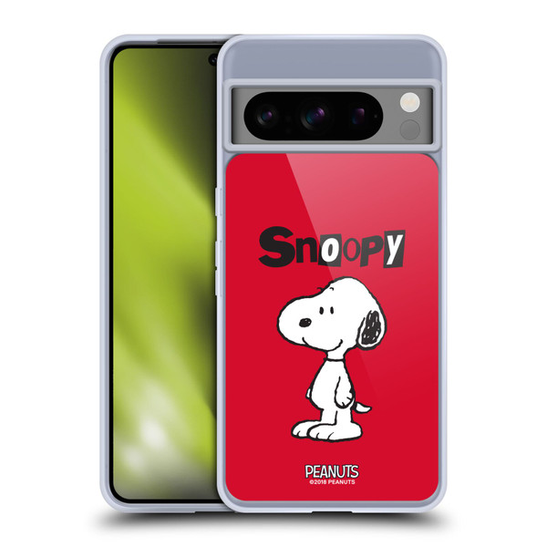 Peanuts Characters Snoopy Soft Gel Case for Google Pixel 8 Pro