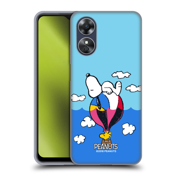 Peanuts Halfs And Laughs Snoopy & Woodstock Balloon Soft Gel Case for OPPO A17