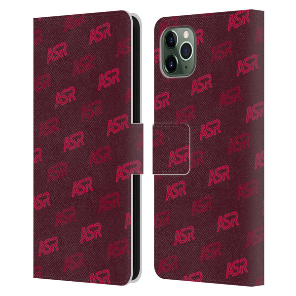 AS Roma Crest Graphics Wordmark Pattern Leather Book Wallet Case Cover For Apple iPhone 11 Pro Max
