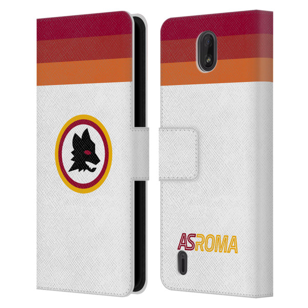 AS Roma Crest Graphics Wolf Retro Heritage Leather Book Wallet Case Cover For Nokia C01 Plus/C1 2nd Edition