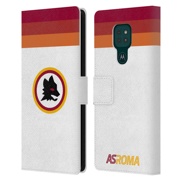 AS Roma Crest Graphics Wolf Retro Heritage Leather Book Wallet Case Cover For Motorola Moto G9 Play