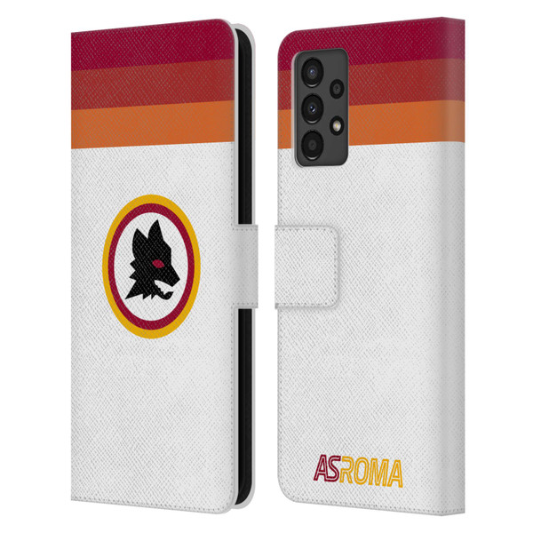 AS Roma Crest Graphics Wolf Retro Heritage Leather Book Wallet Case Cover For Samsung Galaxy A13 (2022)
