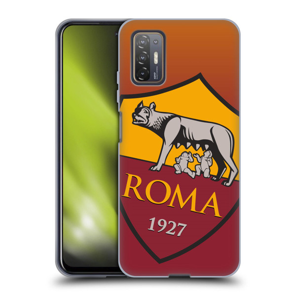 AS Roma Crest Graphics Gradient Soft Gel Case for HTC Desire 21 Pro 5G