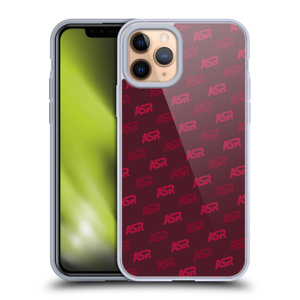 AS Roma Crest Graphics Wordmark Pattern Soft Gel Case for Apple iPhone 11 Pro