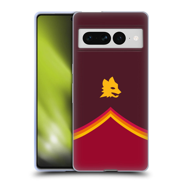 AS Roma Crest Graphics Wolf Soft Gel Case for Google Pixel 7 Pro