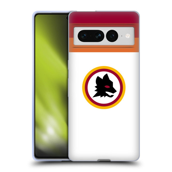 AS Roma Crest Graphics Wolf Retro Heritage Soft Gel Case for Google Pixel 7 Pro
