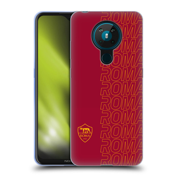 AS Roma Crest Graphics Echo Soft Gel Case for Nokia 5.3
