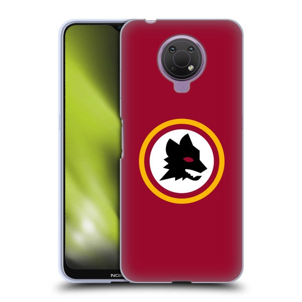 AS Roma Crest Graphics Wolf Circle Soft Gel Case for Nokia G10