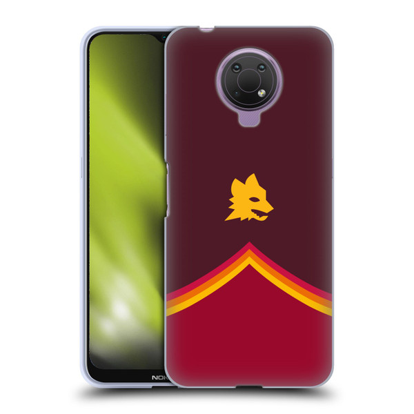 AS Roma Crest Graphics Wolf Soft Gel Case for Nokia G10