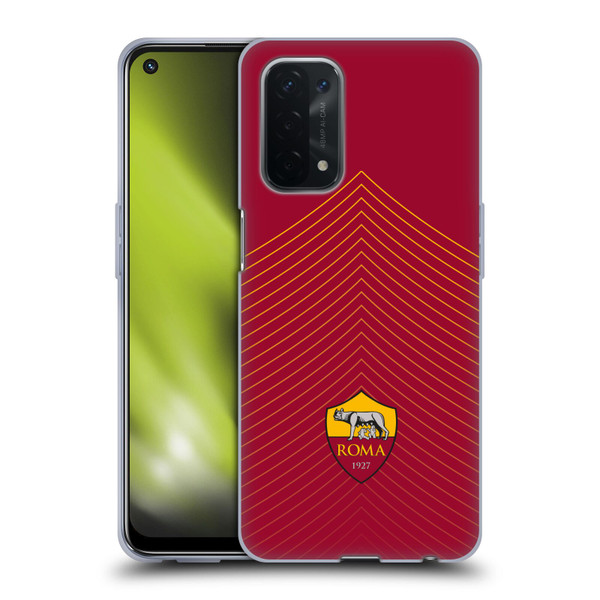 AS Roma Crest Graphics Arrow Soft Gel Case for OPPO A54 5G