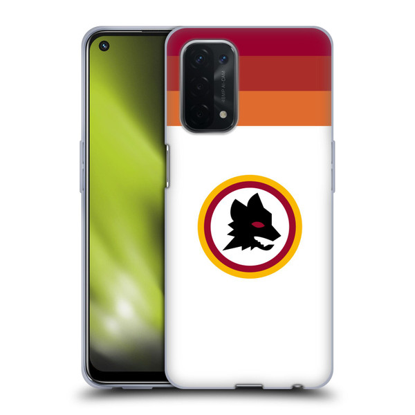 AS Roma Crest Graphics Wolf Retro Heritage Soft Gel Case for OPPO A54 5G