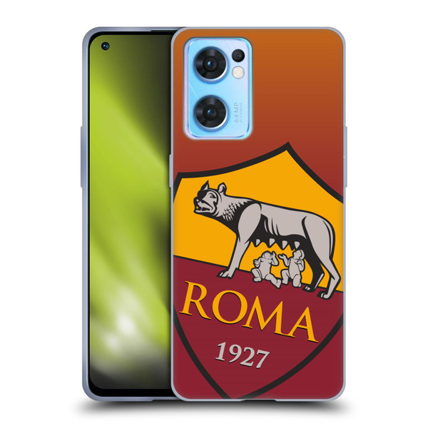 AS Roma Crest Graphics Gradient Soft Gel Case for OPPO Reno7 5G / Find X5 Lite