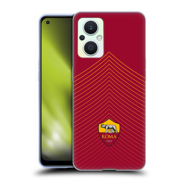 AS Roma Crest Graphics Arrow Soft Gel Case for OPPO Reno8 Lite
