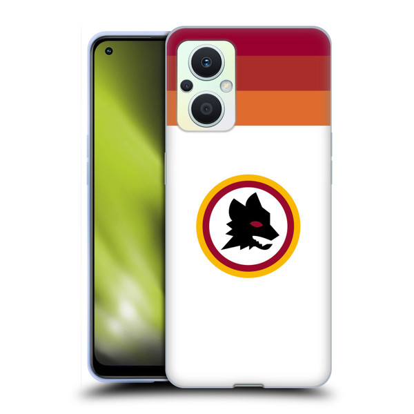 AS Roma Crest Graphics Wolf Retro Heritage Soft Gel Case for OPPO Reno8 Lite