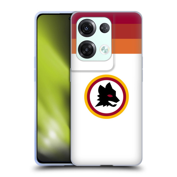 AS Roma Crest Graphics Wolf Retro Heritage Soft Gel Case for OPPO Reno8 Pro
