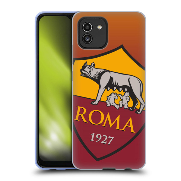 AS Roma Crest Graphics Gradient Soft Gel Case for Samsung Galaxy A03 (2021)