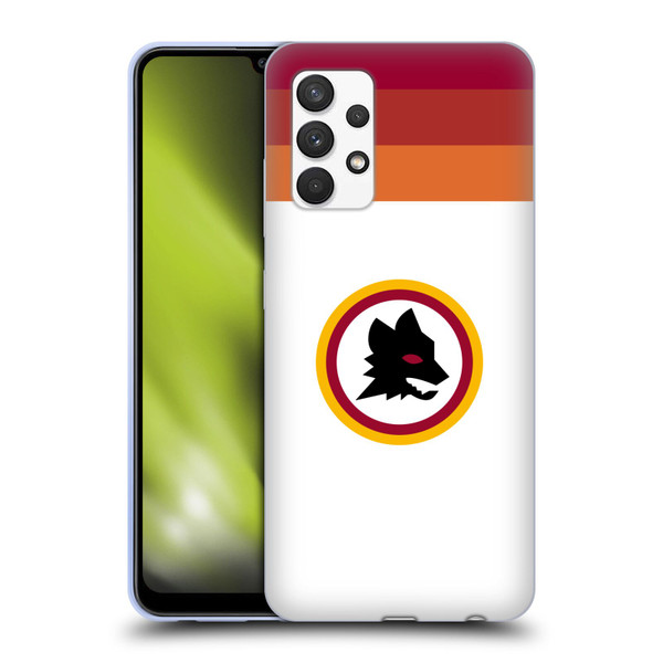 AS Roma Crest Graphics Wolf Retro Heritage Soft Gel Case for Samsung Galaxy A32 (2021)