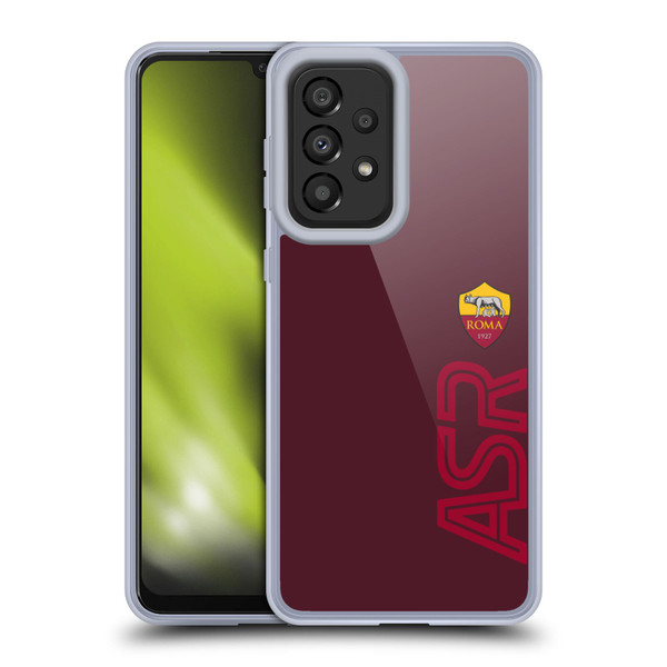 AS Roma Crest Graphics Oversized Soft Gel Case for Samsung Galaxy A33 5G (2022)