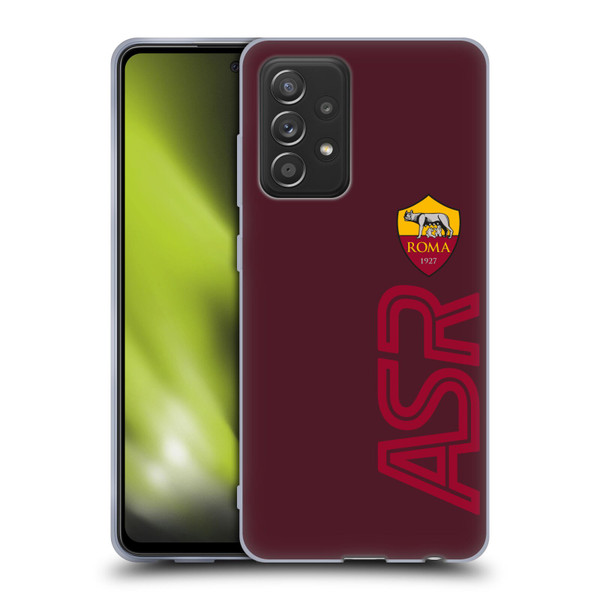 AS Roma Crest Graphics Oversized Soft Gel Case for Samsung Galaxy A52 / A52s / 5G (2021)