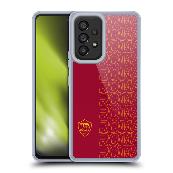 AS Roma Crest Graphics Echo Soft Gel Case for Samsung Galaxy A53 5G (2022)