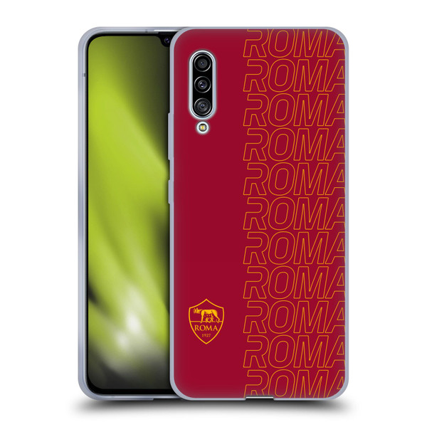 AS Roma Crest Graphics Echo Soft Gel Case for Samsung Galaxy A90 5G (2019)