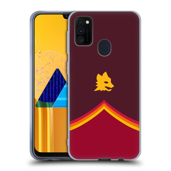AS Roma Crest Graphics Wolf Soft Gel Case for Samsung Galaxy M30s (2019)/M21 (2020)